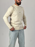 Basic Bej Erkek Sweatshirt COC1014