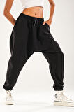 Siyah Harem Jogger Pantolon COC1143