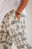 Cocopelli Desenli Baggy Pantolon COC1117