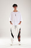 Etnik Desenli Gabardin Jogger Pantolon COC1293