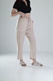 Tensel Kumaş Bej Pantolon COC1319