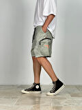 Premium Kalite Mint Kot Şort COC1927