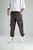 Premium Kalite Bakır Renk Kargo Cepli Jogger Pantolon COC1904