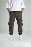 Premium Kalite Bakır Renk Kargo Cepli Jogger Pantolon COC1904