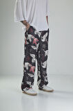Kuş Desenli Baggy Pantolon COC2010