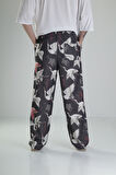 Kuş Desenli Baggy Pantolon COC2010