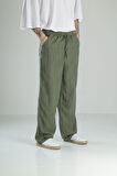 Aerobin Keten Yeşil Baggy Pantolon COC2513