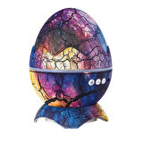 Yaratıcı Dinozor Yumurtası LED Yıldız Galaxy Projektör Gece Lambası Yıldız Işığı Hoparlör