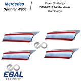 Mercedes Sprinter W906 Krom Ön Panjur 4 prç. 2006-2013 P.Çelik
