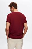 Ds Damat Comfort Bordo %100 Pamuk T-Shirt 6HC14ORT02006 6HC14ORT02006