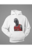Michael Jorrdan Baskılı Unisex Oversize Efsane Basketbolcu Hoodie