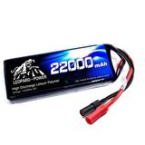 Leopard Power 22000 mAh 22.2V 6S 25C UAV & Multirotor Lityum Polimer Lipo Batarya Pil XT150 Plug