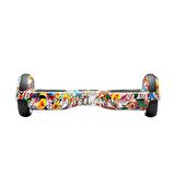 Smart Balance N3S Elektrikli Kaykay Hoverboard Scooter Self Balancing 6.5 Inch Grafity Desenli 19