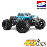 HAIBOXING RC 1/16 Ravage 45+ KM/H Sürat Uzaktan Kumandalı RC Model Araba RTR Elektrikli 4WD Brushless Fırçasız Offroad Truck (Mavi)