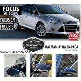 Ford Focus 3 3.5 2011-2018 Batman Yarasa Ayna Kapağı Piano Black ABS Plastik