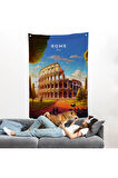 Roma İtalya Kolezyum Duvar Örtüsü-7701