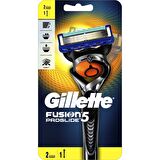 Gillette Fusion 2'li 5 Bıçaklı Tüm Cilt Tipleri İçin Manuel Tıraş Makinesi ve Yedeği