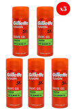 Gillette Fusion5 Ultra Sensitive Tıraş Jeli 75Ml X5 Adet