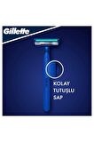 Gillette Blue 2 Plus 14'lü Çift Bıçaklı Tüm Cilt Tipleri İçin Kullan At Tıraş Bıçağı