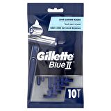 Gilette Blue 2 10'lu Çift Bıçaklı Tüm Cilt Tipleri İçin Kullan At Tıraş Bıçağı