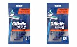 Gillette Blue 2 Plus Tıraş Bıçağı 10'lu Poşet - 2 adet