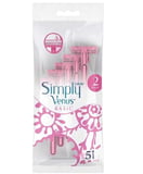 Gillette Venus Simply 2 Basic Kadın Tıraş Bıçağı 5'li x 6 Paket