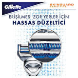 Gillette Skinguard Sensitive Tıraş Makinesi + 2 Up Yedek Tıraş Bıçağı