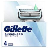 Gillette Skinguard Sensitive 4 Adet Yedek Tıraş Bıçağı