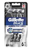 Gilette Blue 3 Beşiktaş Traş Bıçağı 6 Lı