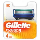 Gillette Fusion 5 Start Yedek Bıçak 4'lü