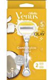Comfortglide Olay Kadın Tıraş Makinesi + 2 Yedek Tıraş Bıçağı 7702018587230