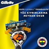 Gillette ProGlide 4'lü 5 Bıçaklı Tüm Cilt Tipleri İçin Manuel Tıraş Makinesi ve Yedeği