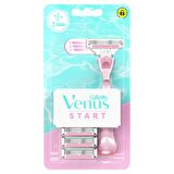 Gillette Venus Start Tıraş Makinesi + 3 Yedek Tıraş Bıçağı