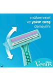 Gilette Simply Venüs 8'li Çift Bıçaklı Tüm Cilt Tipleri İçin Kullan At Tıraş Bıçağı