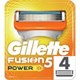 Gillette Fusion Power 4'lü 5 Bıçaklı Tüm Cilt Tipleri İçin Bıçak Yedeği