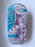 Gillette Venüs Breeze 2'li 3 Bıçaklı Tüm Cilt Tipleri İçin Manuel Tıraş Makinesi ve Yedeği