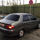 Fiat Albea Palio Siena Hb&Sedan Uyumlu Mugen Cam Rüzgarlığı Seti Piano Black 4'lü İthal