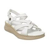 MAMMAMİA D25YS-2265 KALIN TABAN KADIN DERİ SANDALET