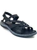 Mammamia D25ys-2530 Kadın Hakiki Deri Comfort Sandalet Siyah
