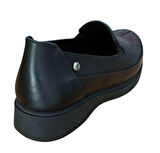 Mammamia D25ya-3630-b Kadın Hakiki Deri Casual Ayakkabı Siyah