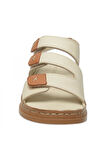 Mammamia D25Ys-2450Z Günlük Krem Kadın Sandalet