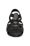 Mammamia D25Ys-2735Z Günlük Siyah Kadın Sandalet