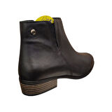 MAMMAMİA D25KB-4605 KISA TOPUK FERMUARLI KADIN DERİ BOT