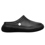 Mammamia D26YT-6140-B Siyah Kadın Comfort Deri Terlik