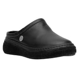 Mammamia D26YT-6140-B Siyah Kadın Comfort Deri Terlik