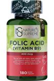  Natures Supreme Folic Acid 400 Mcg 180 Kapsül