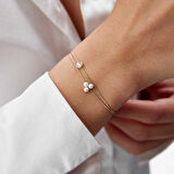 Tria İnci Tektaş Bileklik