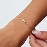 Taşlı Kelebek Bileklik