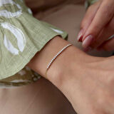 Sıra Taşlı Minimal Bileklik