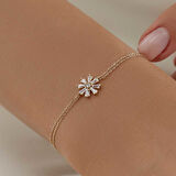 Zarif Çiçek Baget Bileklik